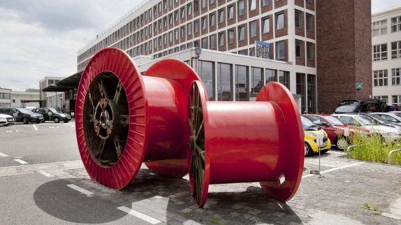 Spulen in der Zufahrt